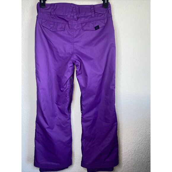 Roxy Snow board pants Diversion Pando Refitters Girls XL 16 Ski 10k purple - Picture 7 of 11